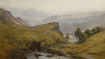 Ein schöner Morgen im Tal des Lledr, Nordwales von John Surtees